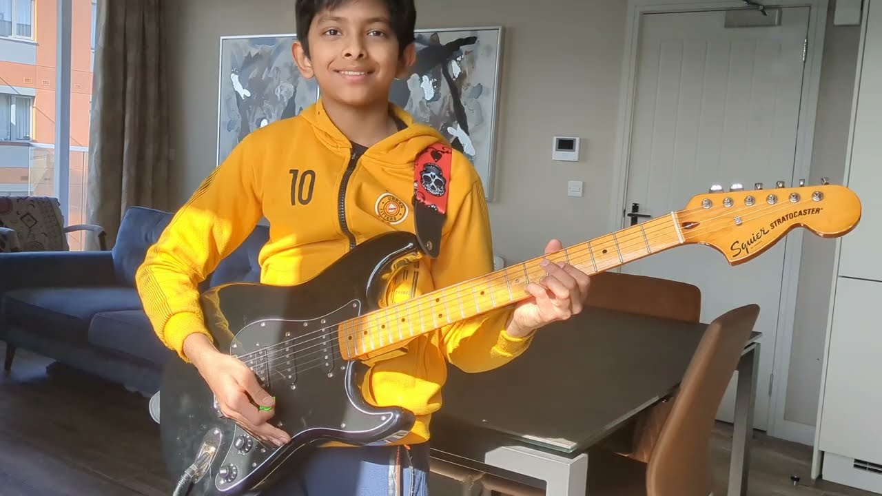 Joe Satriani - Summer Song Cover by 12 year old