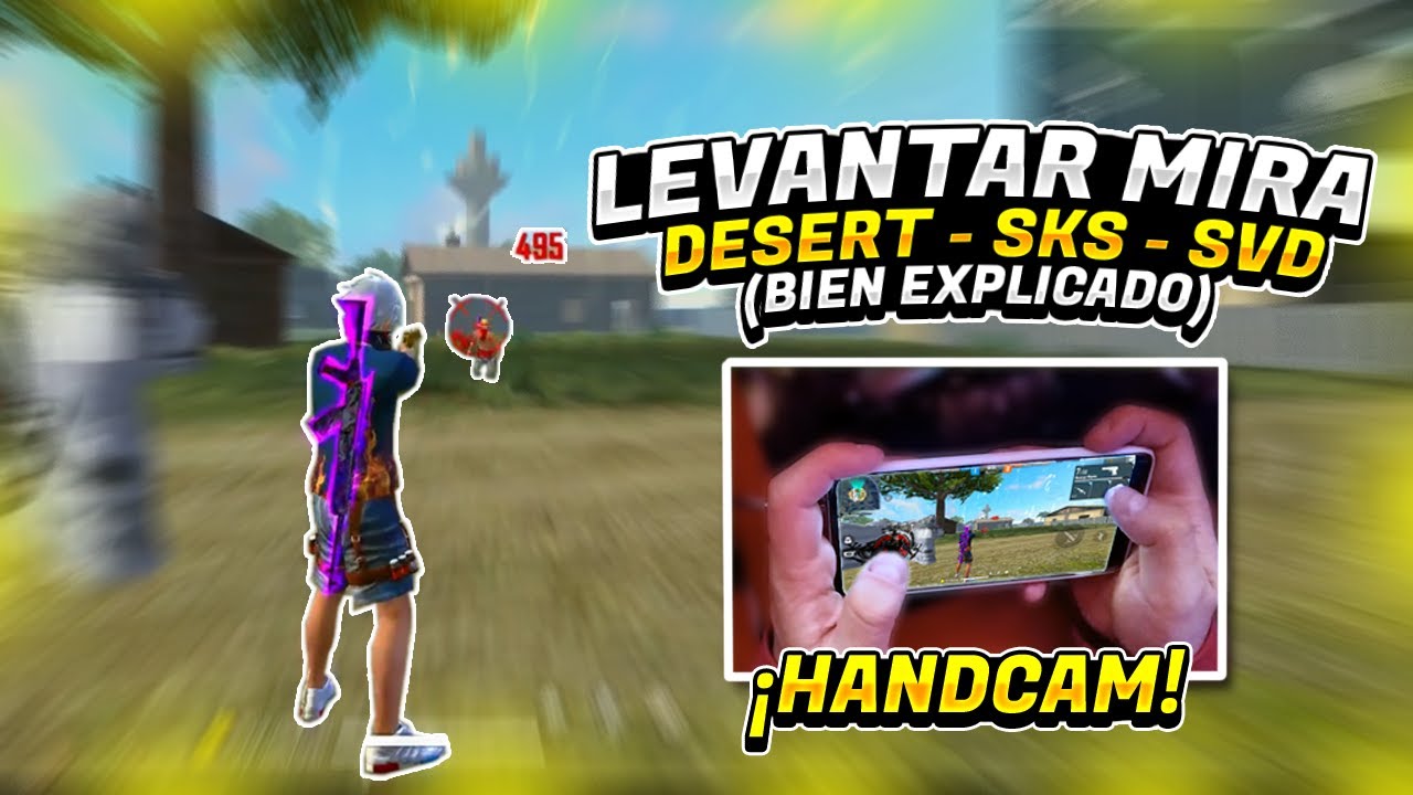 COMO DOMINAR LA DESERT - SKS - SVD EN PVP Y CLASIFICATORIA + HANDCAM (BIEN EXPLICADO) - Free Fire