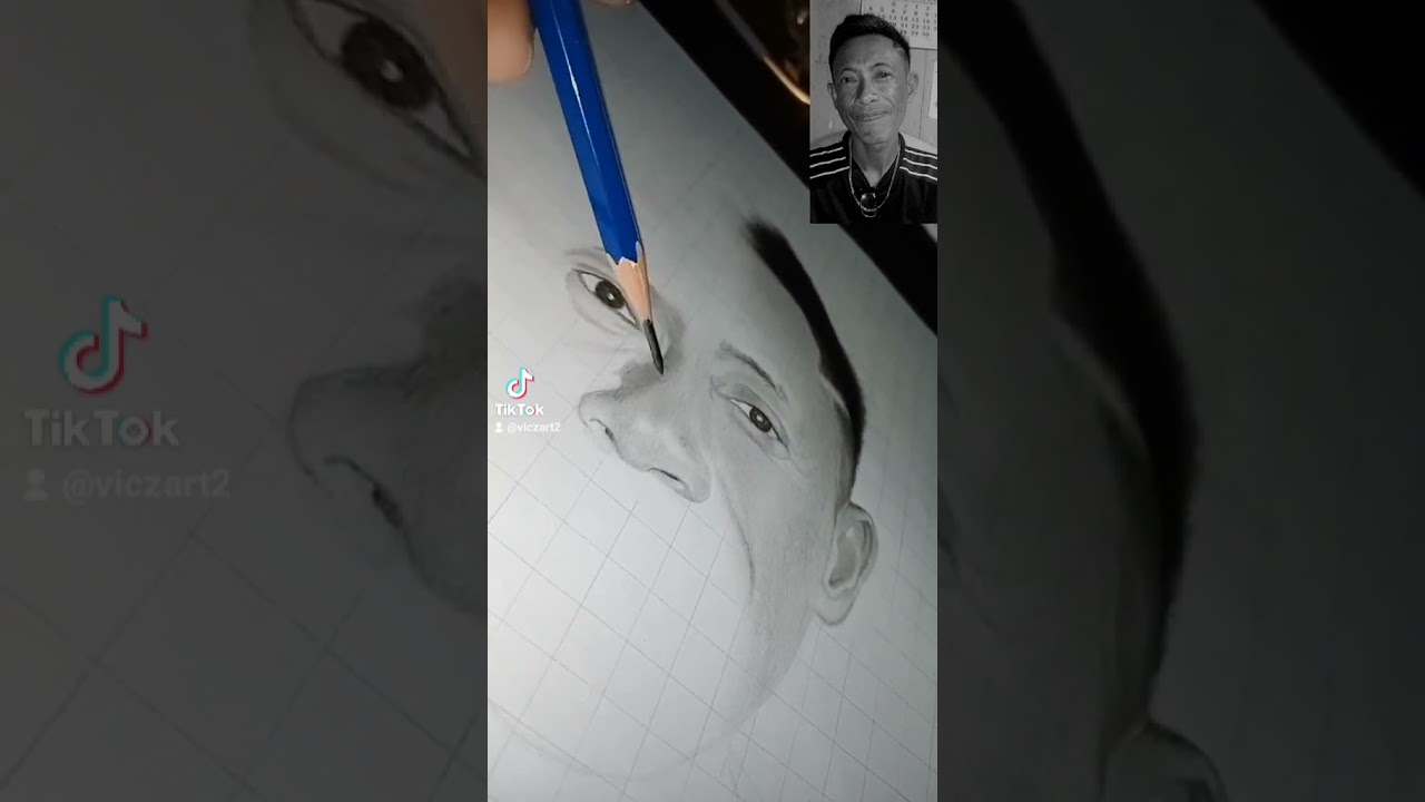 charcoal x graphite n vellum paper A4 commission portrait 