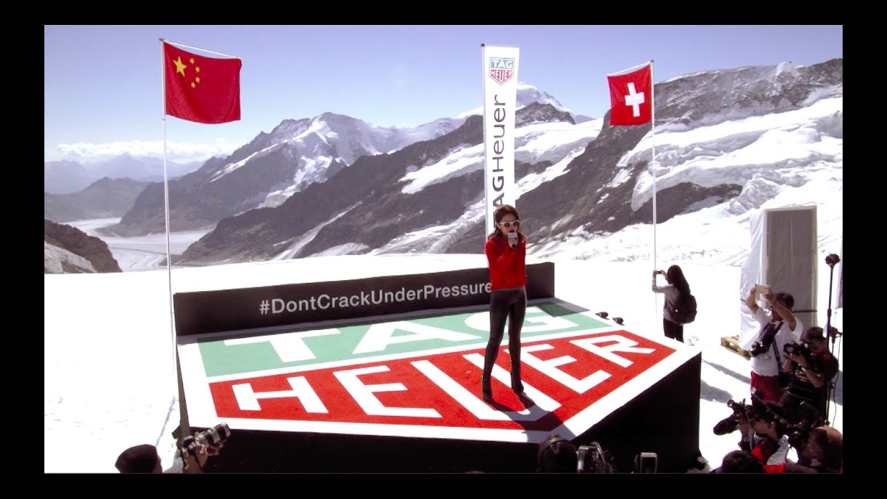 G.E.M. 鄧紫棋 performs on the Swiss Mountain Top Jungfrau for TAG HEUER (Full Performance)