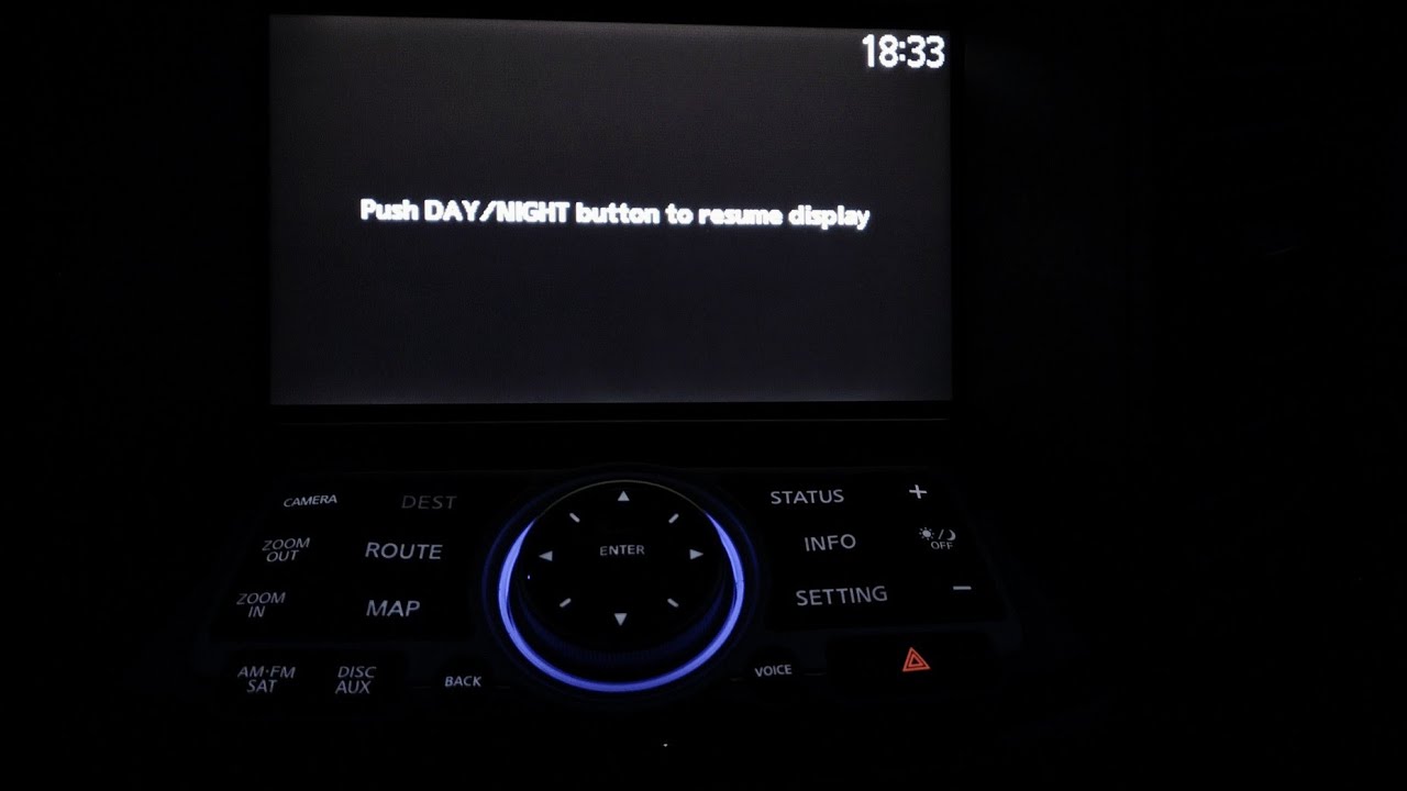 Как настроить или отключить яркость экрана и панели приборов. Infiniti, Nissan | VLOG-ish