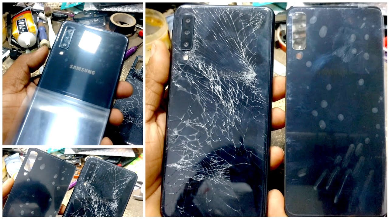 Samsung a7 back glass replacement / Samsung a7 disassembly (2018) / Samsung a7 teardown