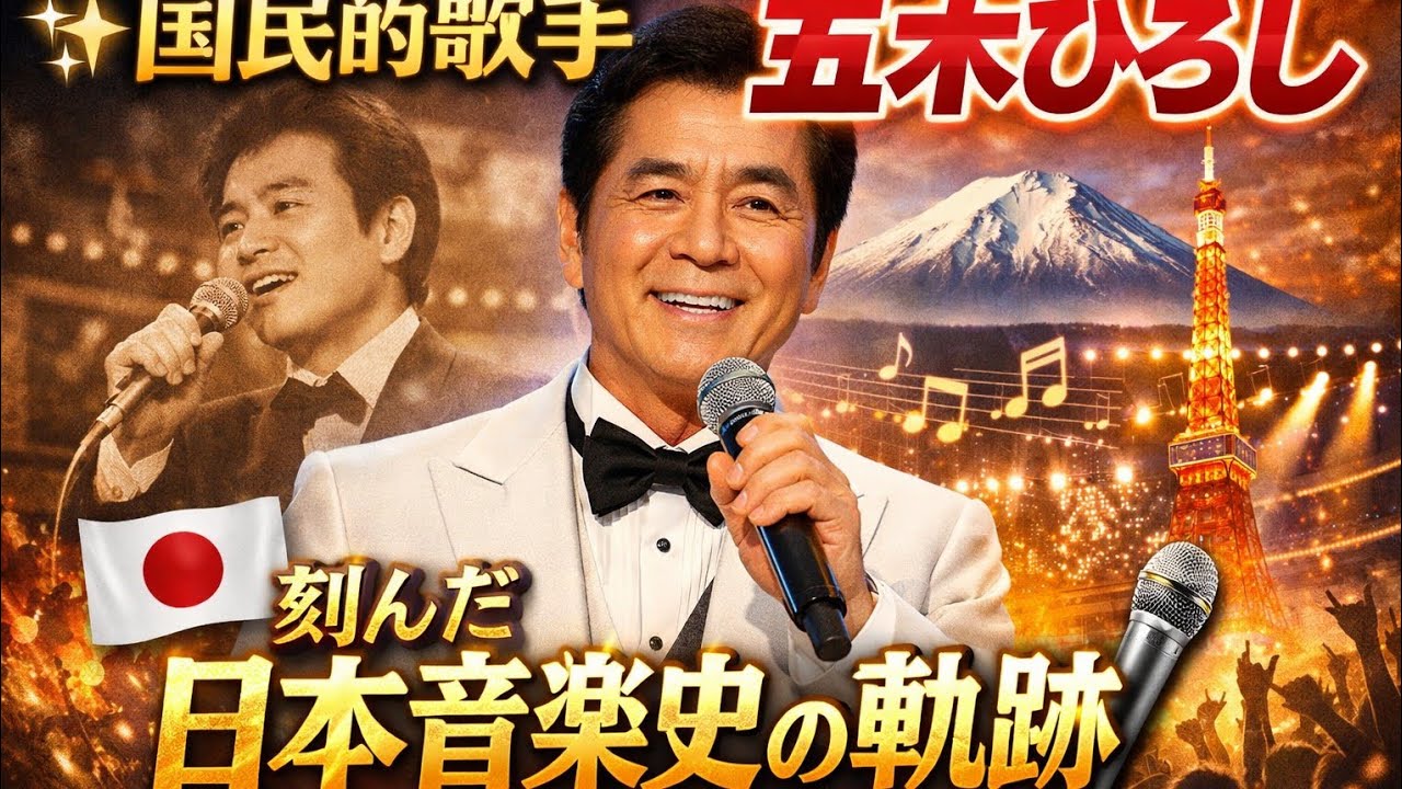 🌟🎼 【国民的歌手】五木ひろしが刻んだ日本音楽史の軌跡 🇯🇵🎤