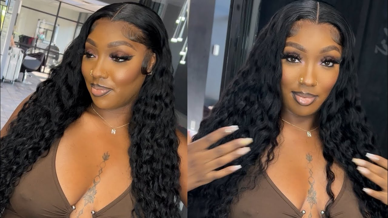 Deep Wave Wig Install 🔥 | HD Lace | Unice Hair