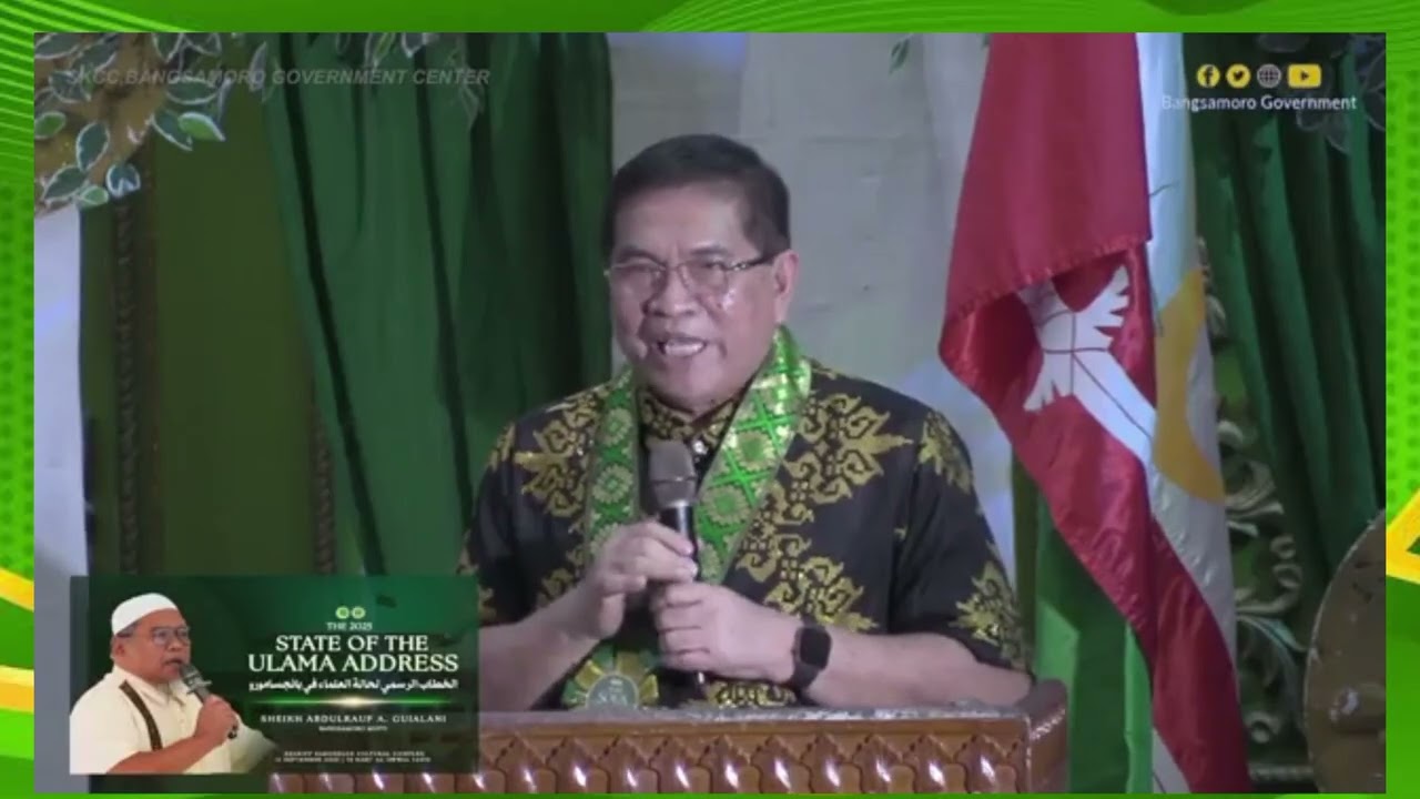 KEYNOTE SPEAKER BARMM CHIEF MINISTER ABDULRAOF A. MACACUA