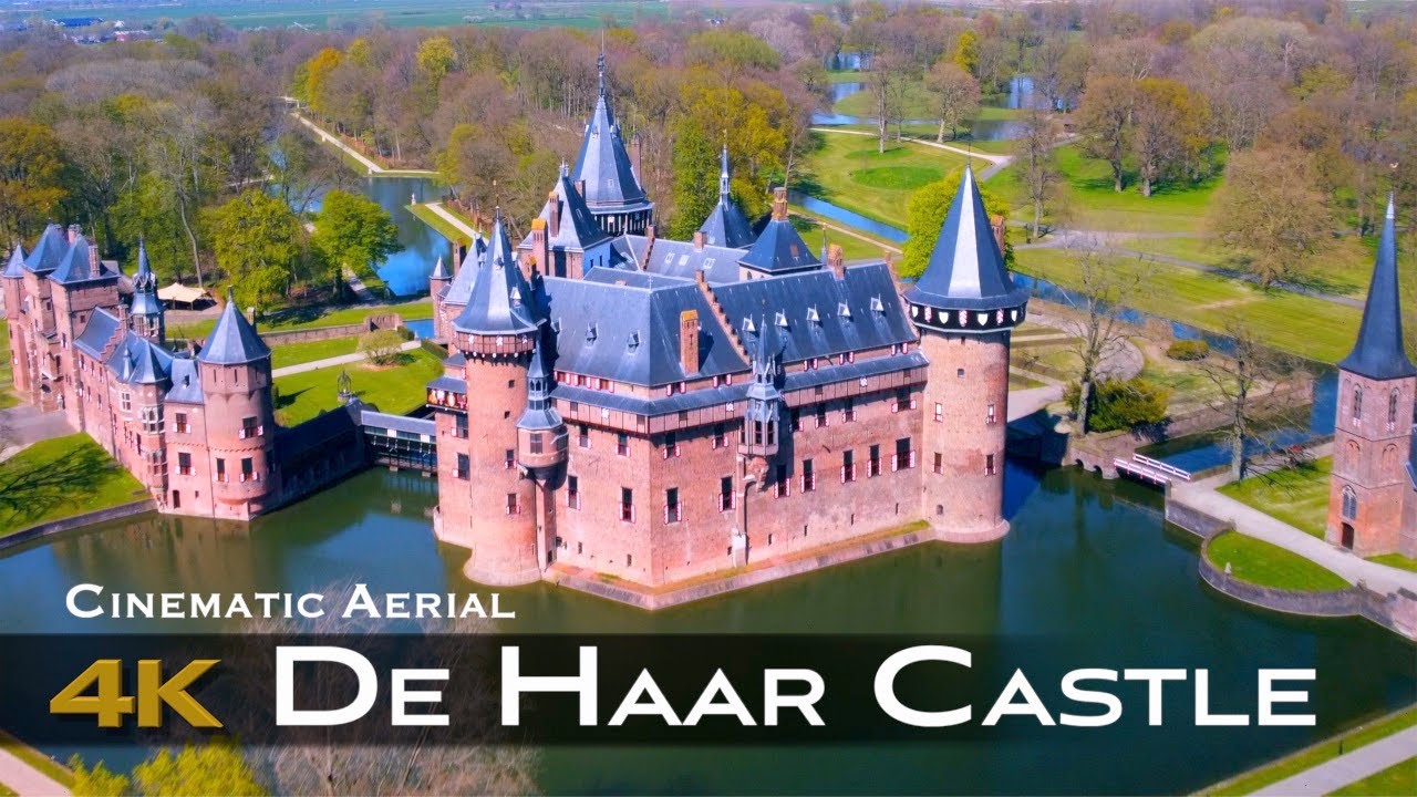 DE HAAR CASTLE 🇳🇱 Utrecht Drone Aerial 4K | Woerden Vleuten Meern Holland