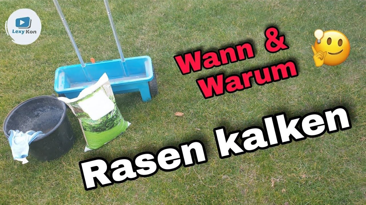 Rasenkalk - WANN und WARUM Rasen kalken - DAS IST ZU BEACHTEN !