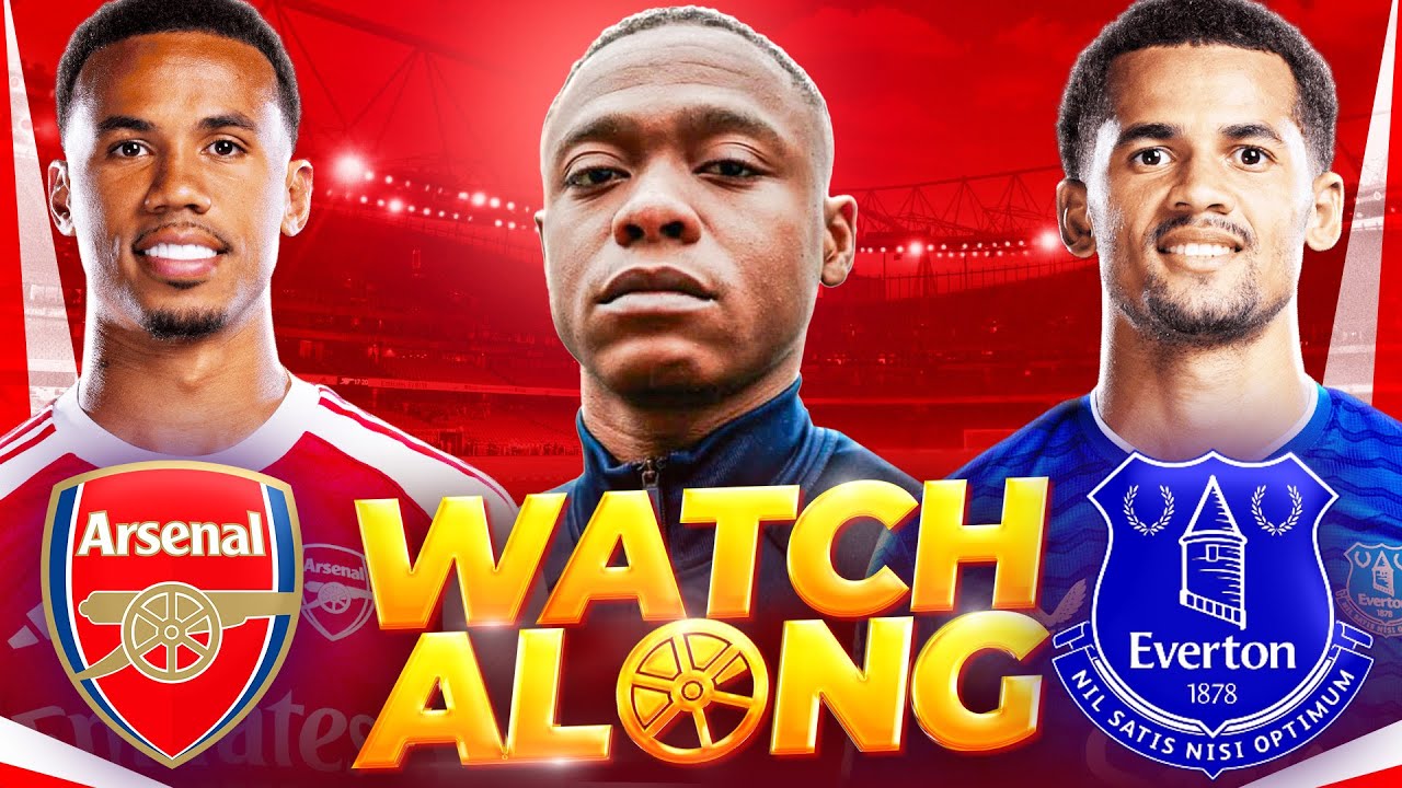 Arsenal vs Everton Live Premier League watch along @deludedgooner