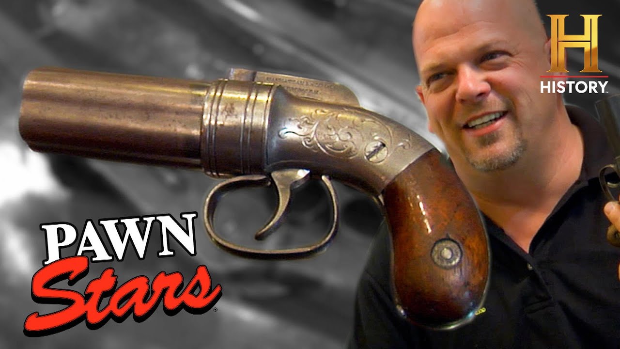 No Permit for ANTIQUE Manhattan Firearms Revolver (Season 2) | Pawn Stars