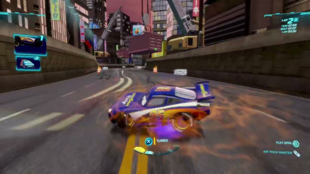 Cars 2 TVG Lightyear Lightning Mission Road All Night
