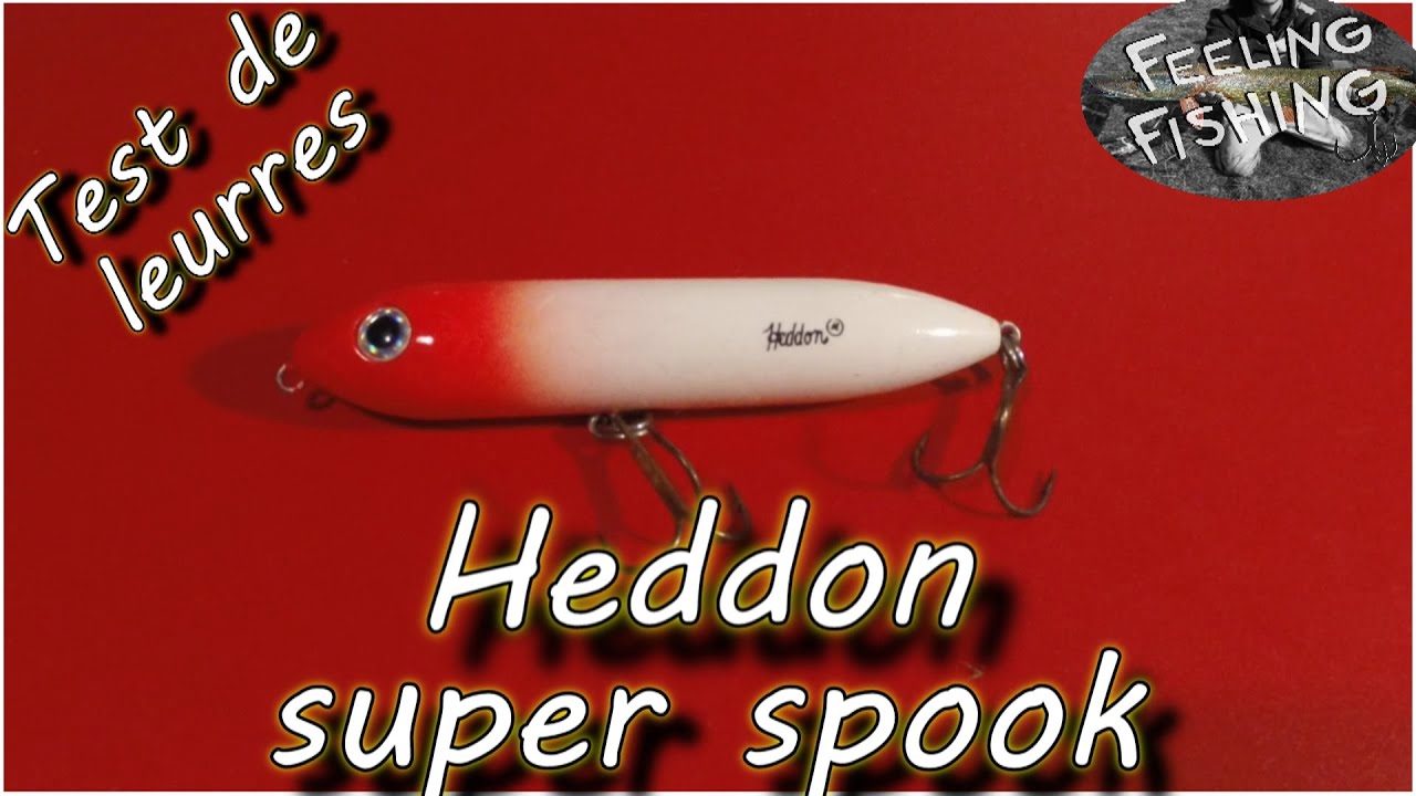 Test de leurres ( Bar, Brochet ) : Heddon super spook jr