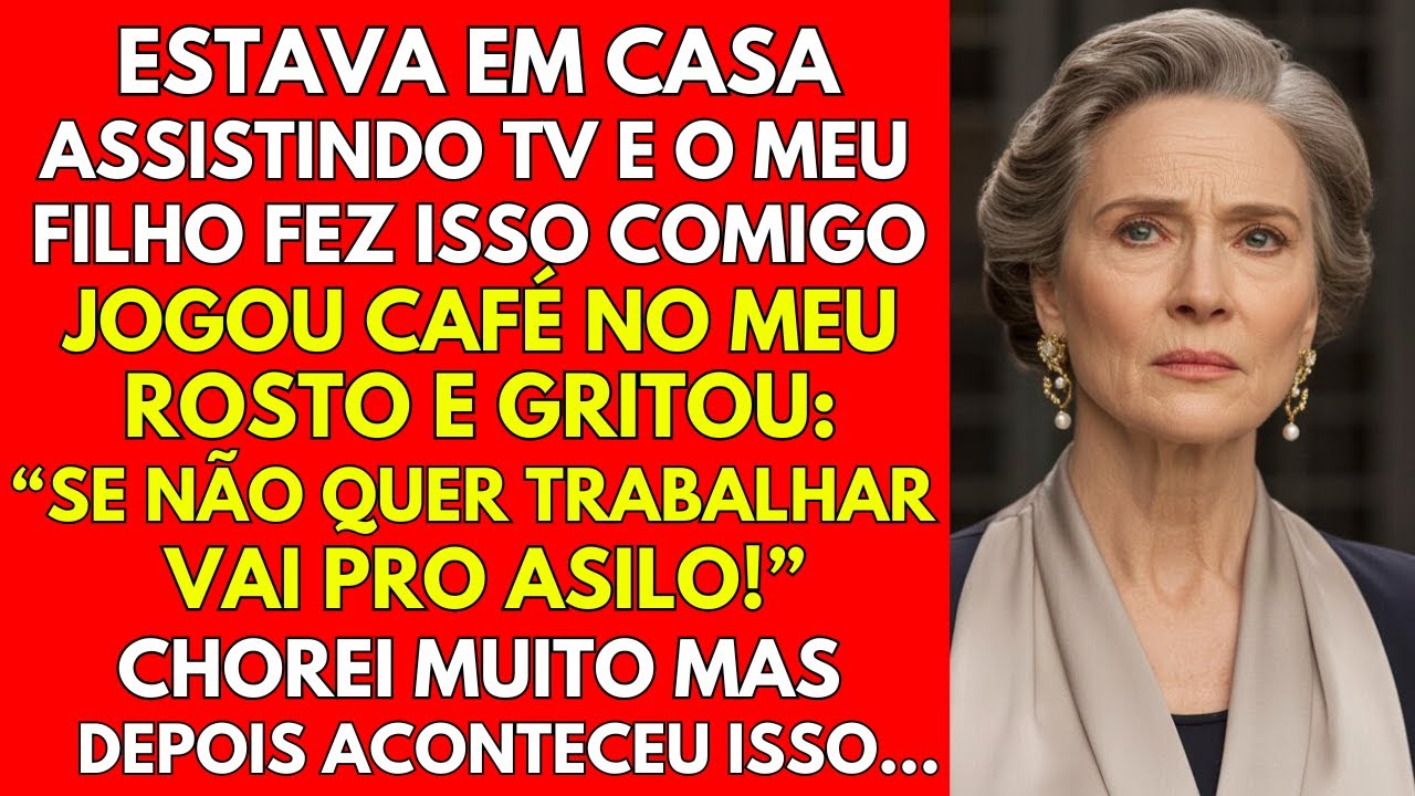 MEU FILHO JOGOU CAFÉ NO MEU ROSTO E GRITOU: 