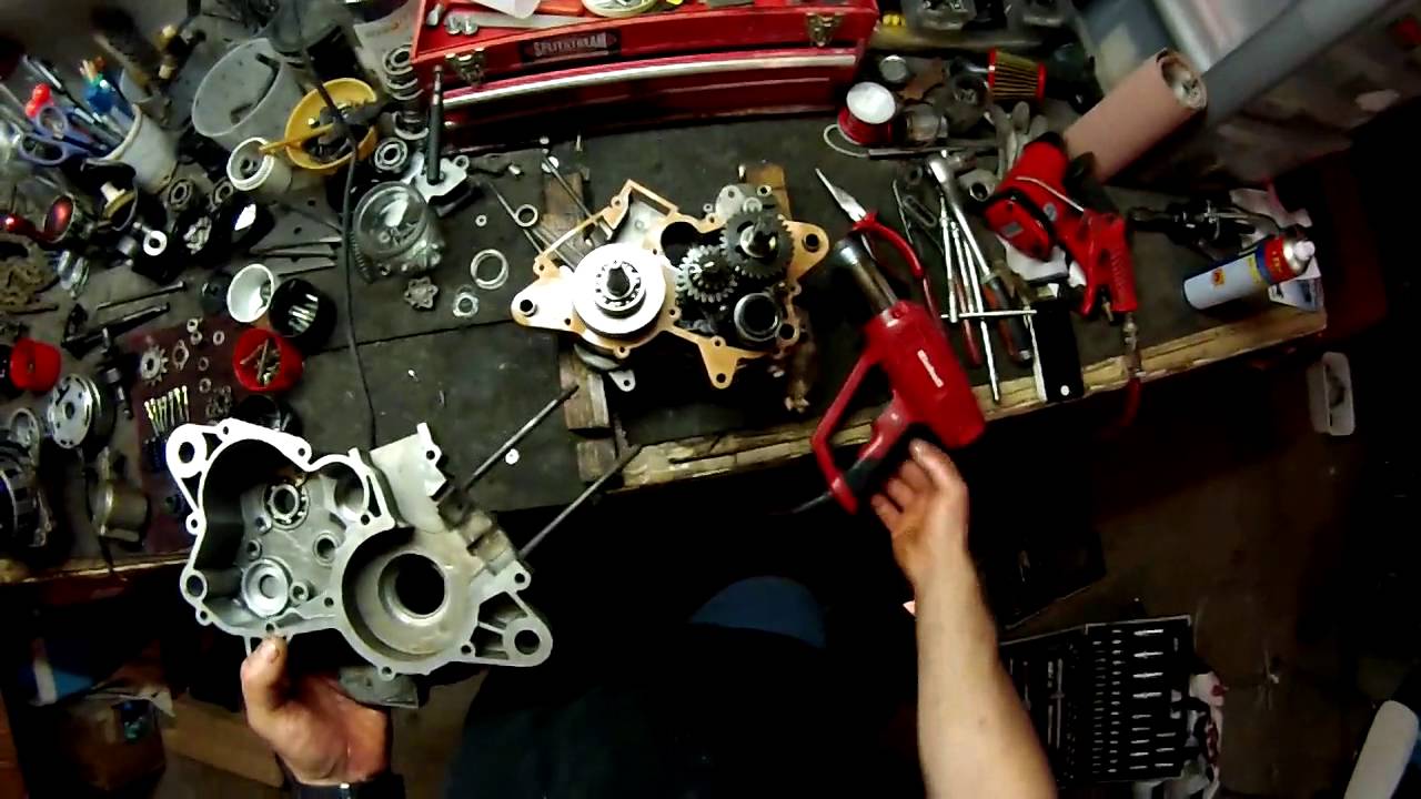 derbi tuto remontage moteur #518 (partie 3)