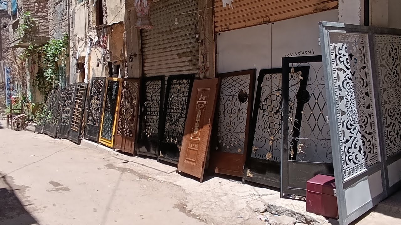 حديد مستعمل و جديد اسعار ابواب حديد بسعر المصنع شحن و تفصيل اي مقاسات 