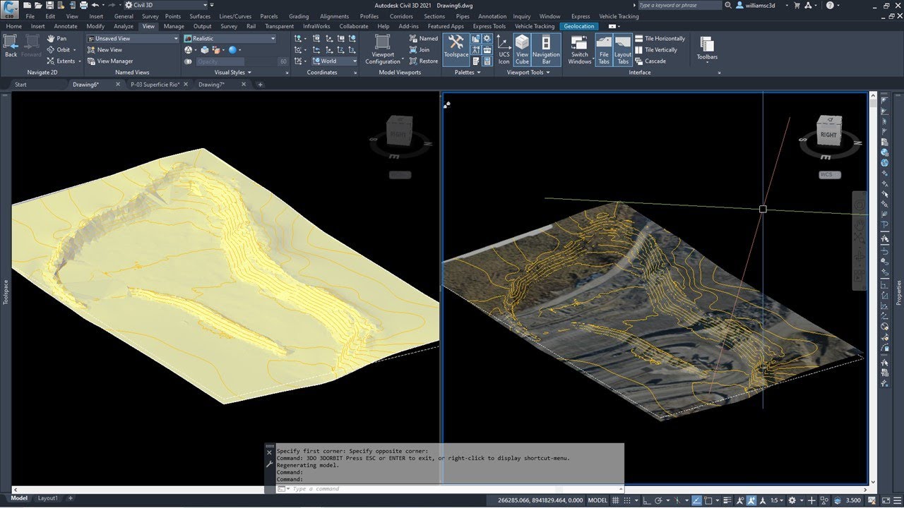 PEGAR ORTOFOTO A SUPERFICIE EN CIVIL3D 2022