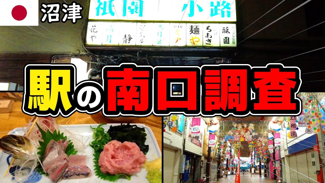 沼津市 沼津駅 周辺に行ってみたらヤバかったんだが･･･【静岡県無計画旅行（ノープラン）グルメ&街ぶら調査ひとり旅】