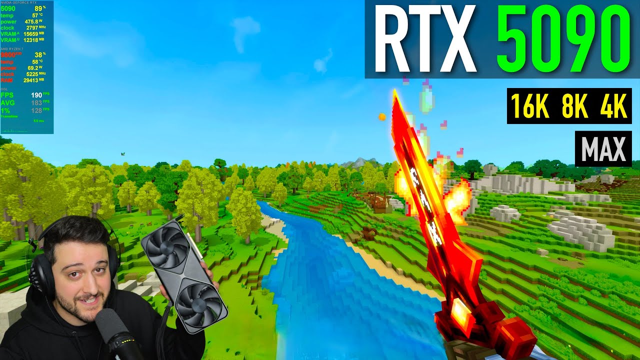 RTX 5090 - Hytale - Up to 16K Resolution Madness!