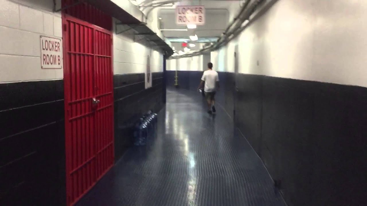 Qualcomm Stadium locker Room to Tunnel