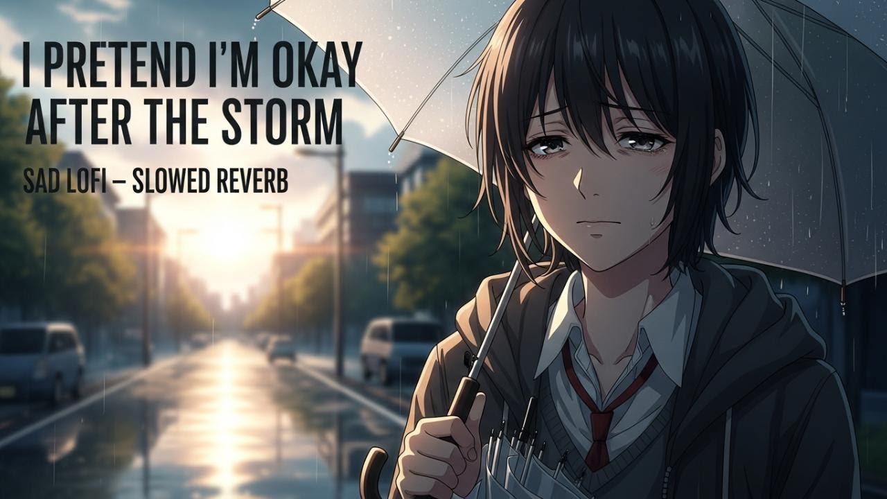 I Pretend I’m Okay After the Storm 🌧️ | Sad Lo-Fi Slowed Reverb | Lofi No Copyright