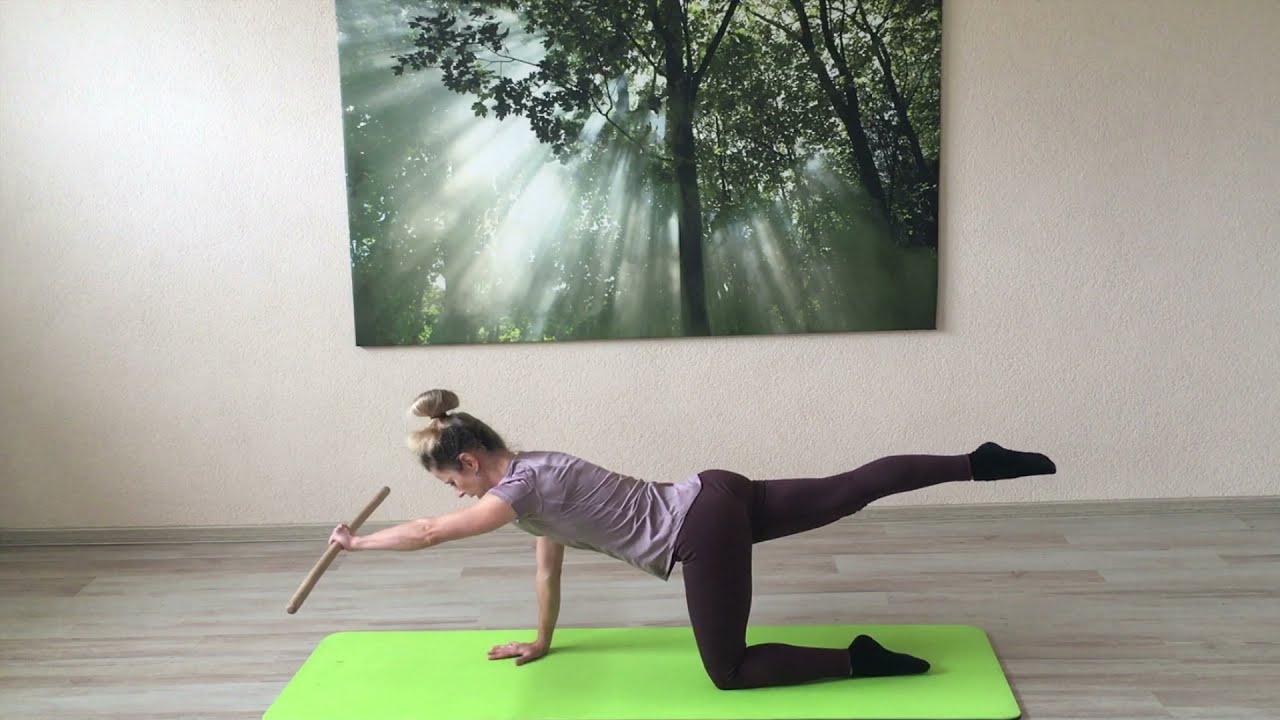 Pilates mit Stab - Warm up