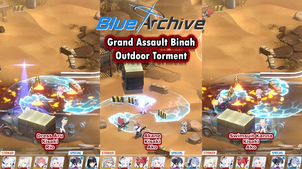 Blue Archive Global - Grand Assault Binah Outdoor Torment (August'25)