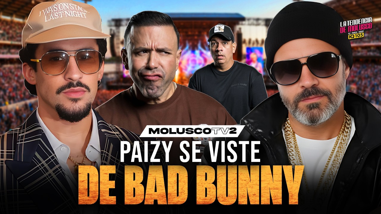 PROFESOR PAIZY... Se viste de Bad Bunny / La Tendencia de Molusco KQ105