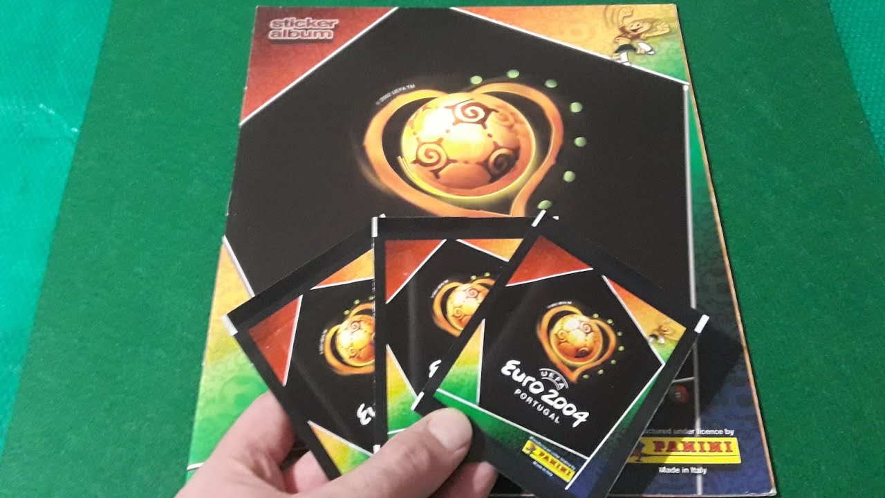 Spacchettamento + ce l'ho mi manca album calciatori Euro 2004