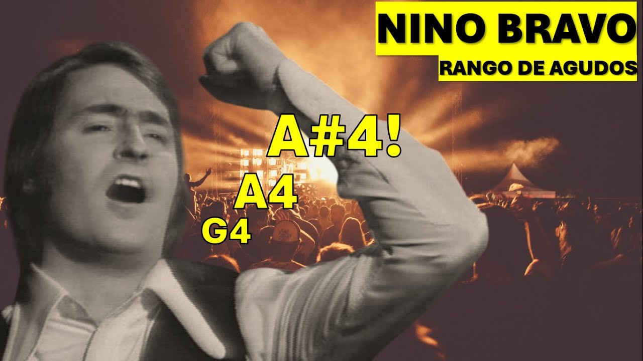 NINO BRAVO NOTAS ALTAS - AGUDOS - RANGO VOCAL (G4 - A#4)
