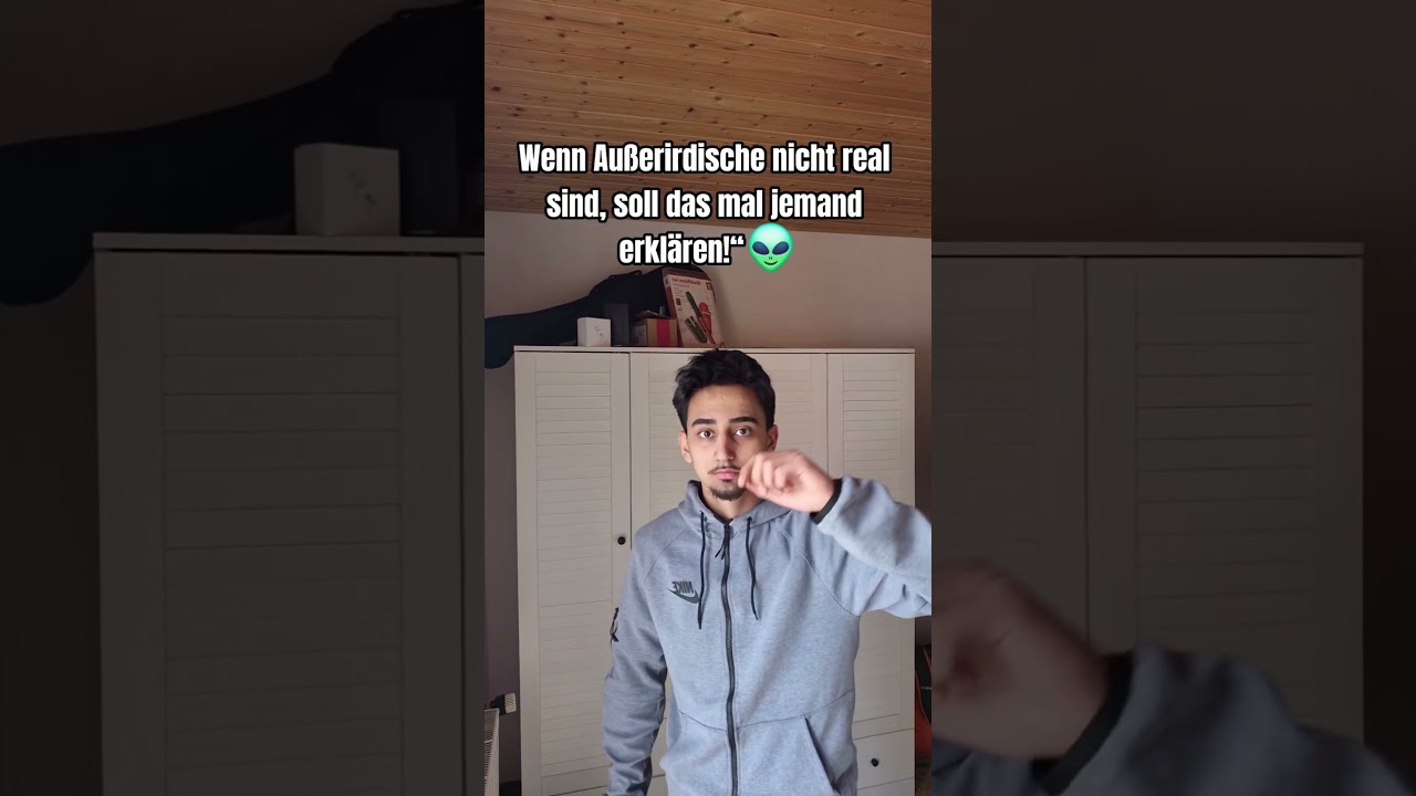 &bdquo;Wenn Au&szlig;erirdische nicht real sind, soll das mal jemand erkl&auml;ren!&ldquo;#shortvideo