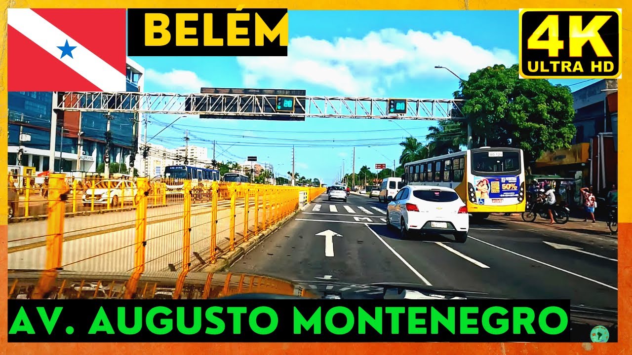 Aniversário de 408 anos de BELÉM | Dirigindo na AV. AUGUSTO MONTENEGRO  | #goprohero12 | #4k