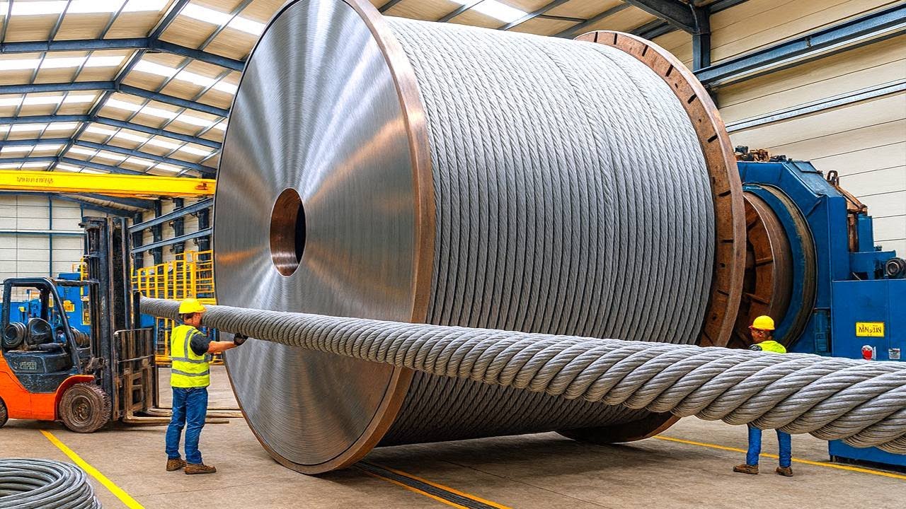 JAK się PRODUKUJĄ KABLE STALOWE warte 10 MILIONÓW DOLARÓW