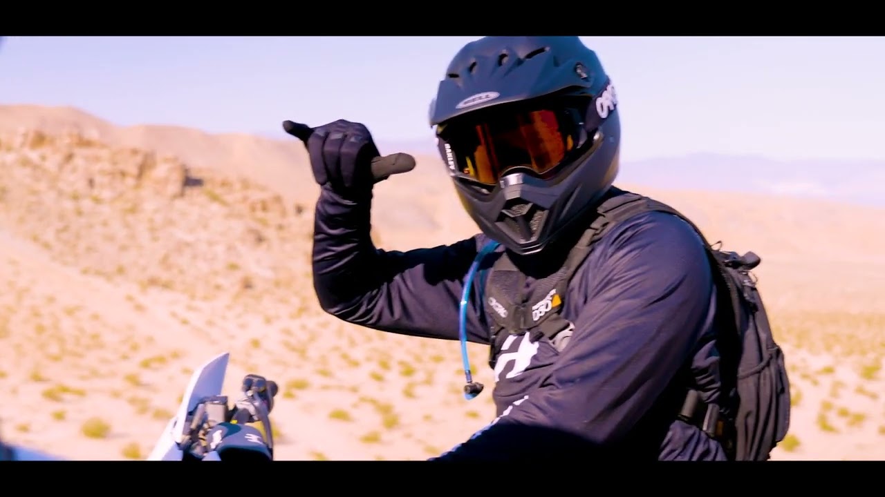 Beginner off-road riding in the California desert.  