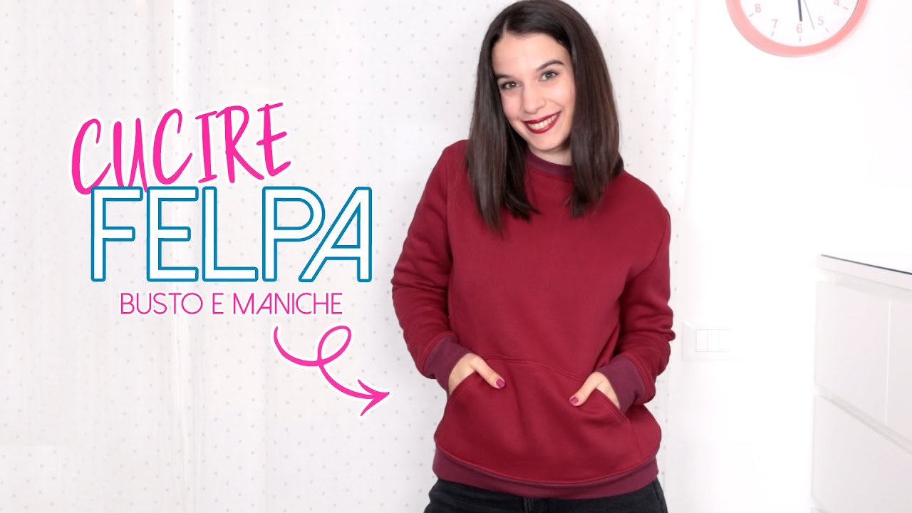 Come cucire una felpa | Cucito con cartamodello | Un punto alla volta