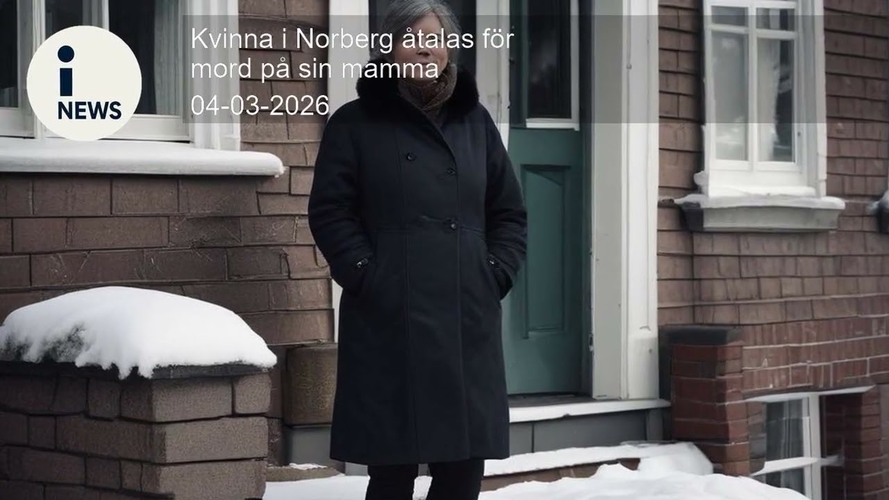 Kvinna i Norberg åtalas för mord på sin mamma