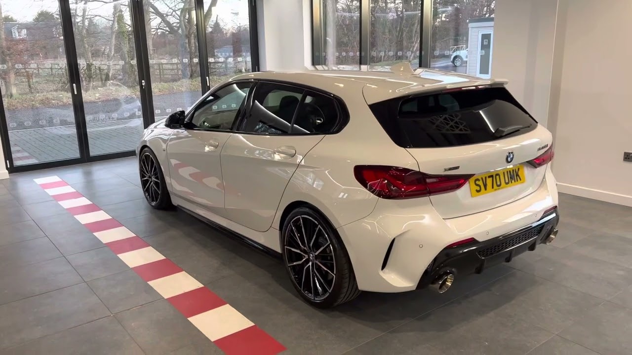 2020 BMW M135i X Drive for sale / Alpine white / Scorpion Exhaust / Stance