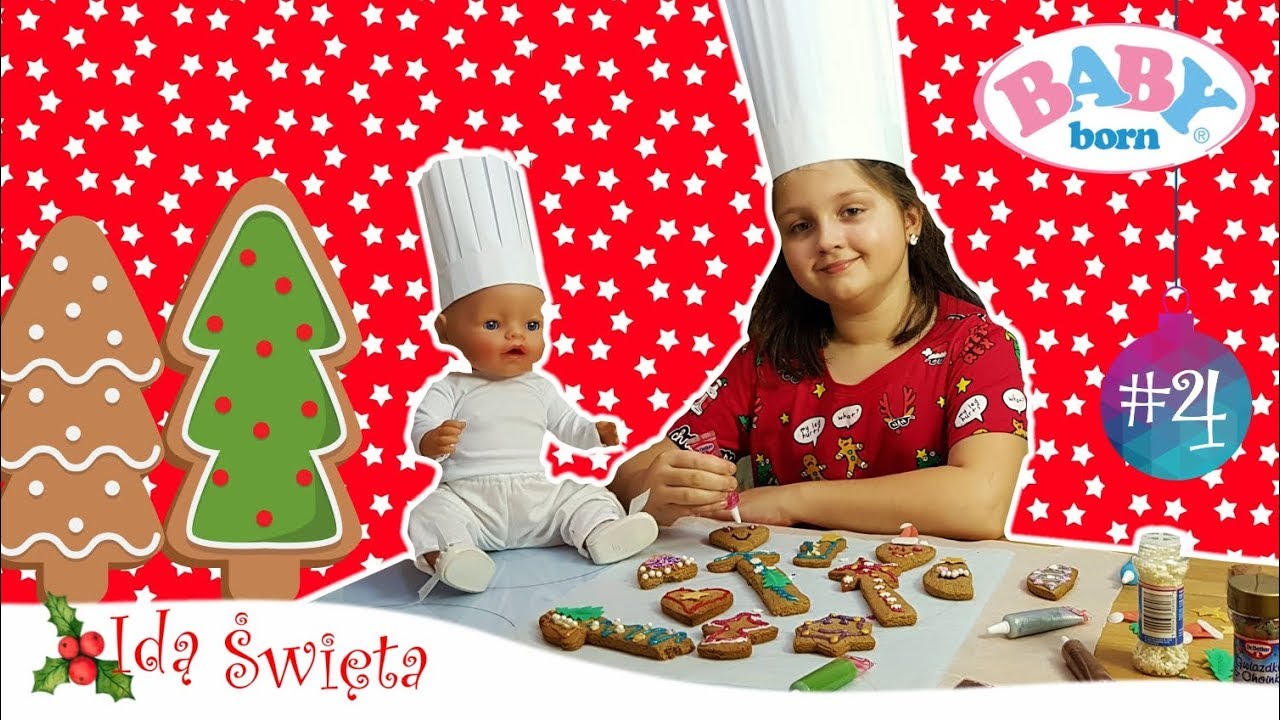 👶🏽 BABY BORN 🎄 PIECZEMY I DEKORUJEMY 🍪 PIERNICZKI ŚWIĄTECZNE 🎅