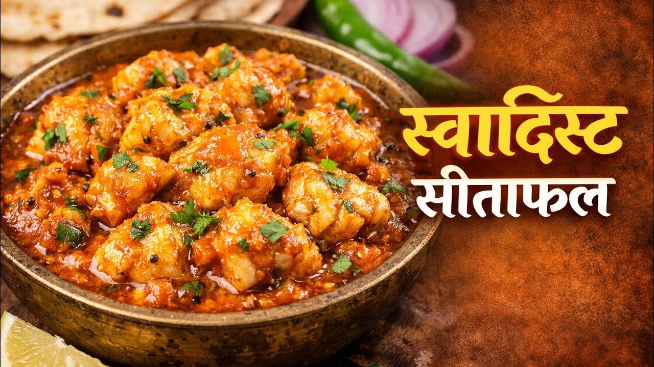 देसी अंदाज में सीताफल की स्वादिष्ट सब्जी Part 2