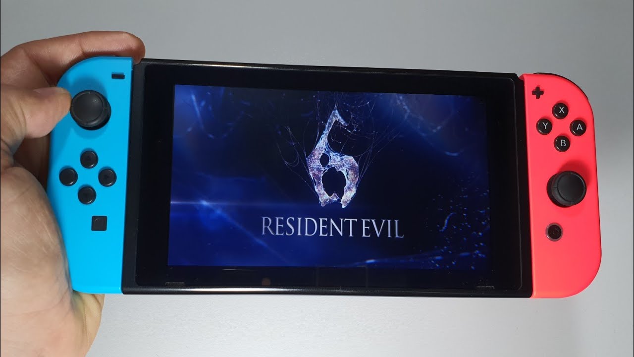 Resident Evil 6 Nintendo Switch handheld gameplay