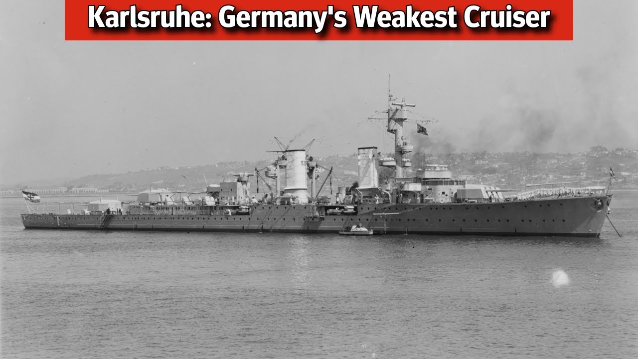 KMS Karlsruhe: One of the WEAKEST Cruisers of World War Two