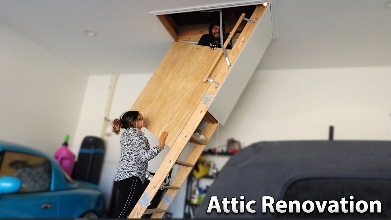 Our First DIY As Young Homeowners | Attic Storage Upgrade