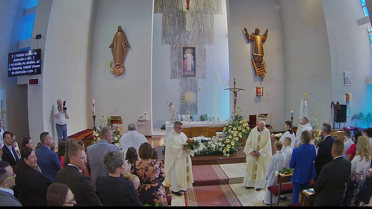 🎥 NAŽIVO:  Sv. omša z rímskokatolíckeho kostola sv. Vavrinca zo Sobraniec
