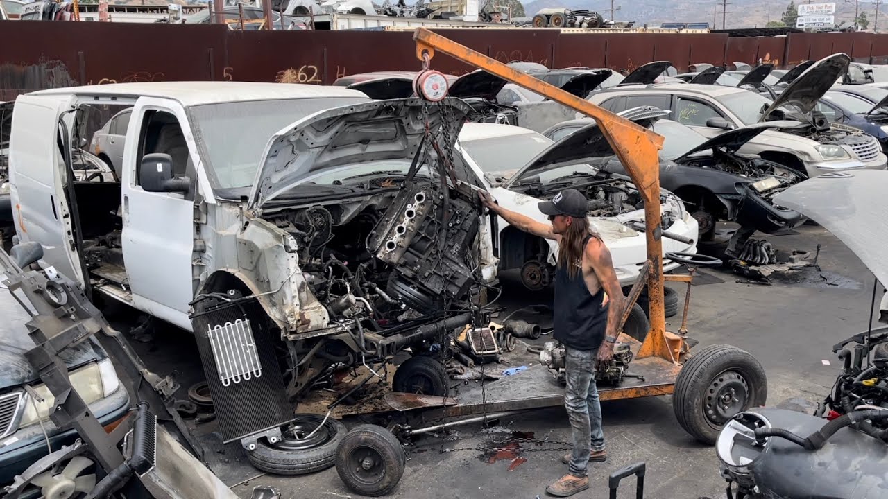 Junkyard LS Hunting: How Many 6.0s Can We Find At Sun Valley LKQ?