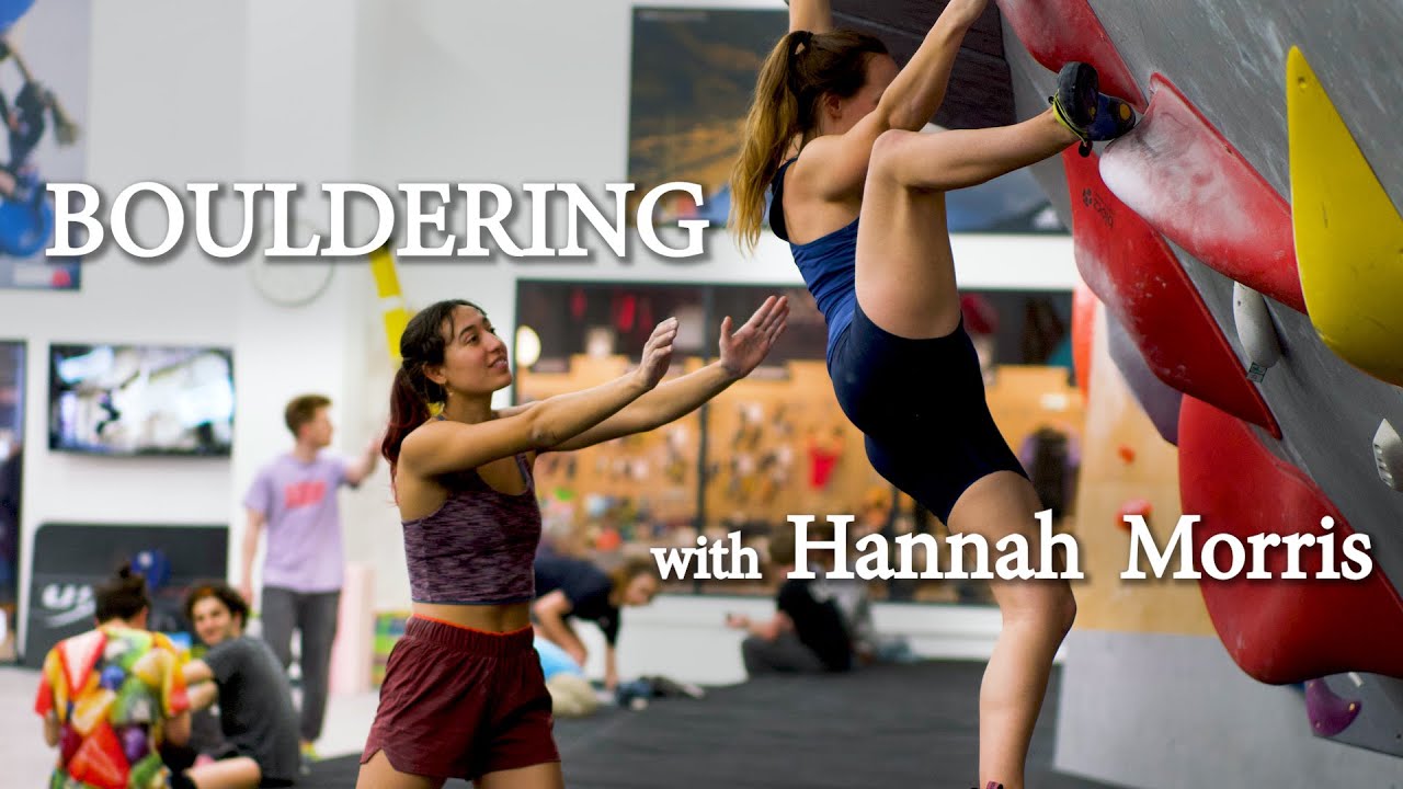 Girls indoor bouldering session with @hannahmorrisbouldering