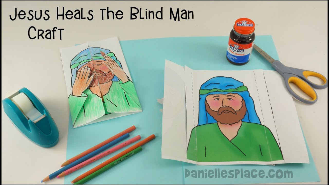 Jesus Heals the Blind Man Craft