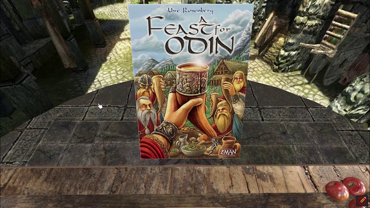 Solo a Feast for Odin Playthrough on Tabletop Simulator