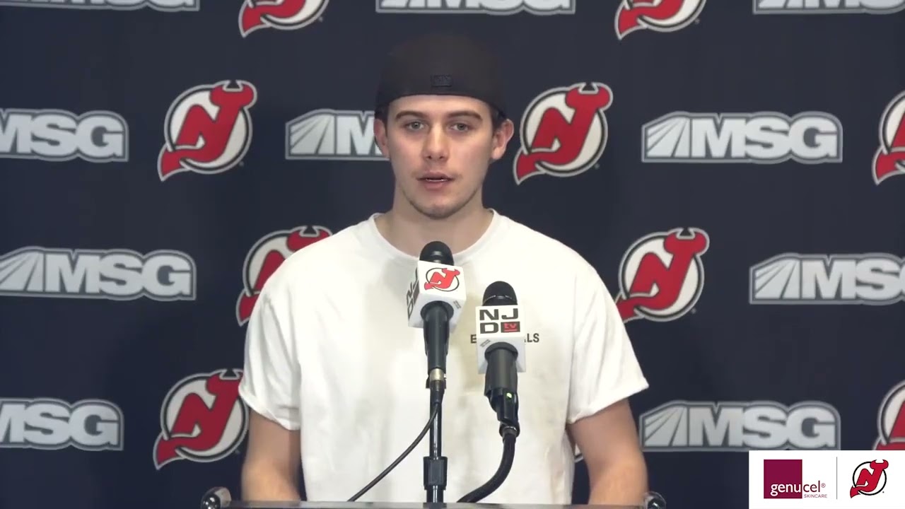 Интервью об уходе Джека Хьюза | NEW JERSEY DEVILS