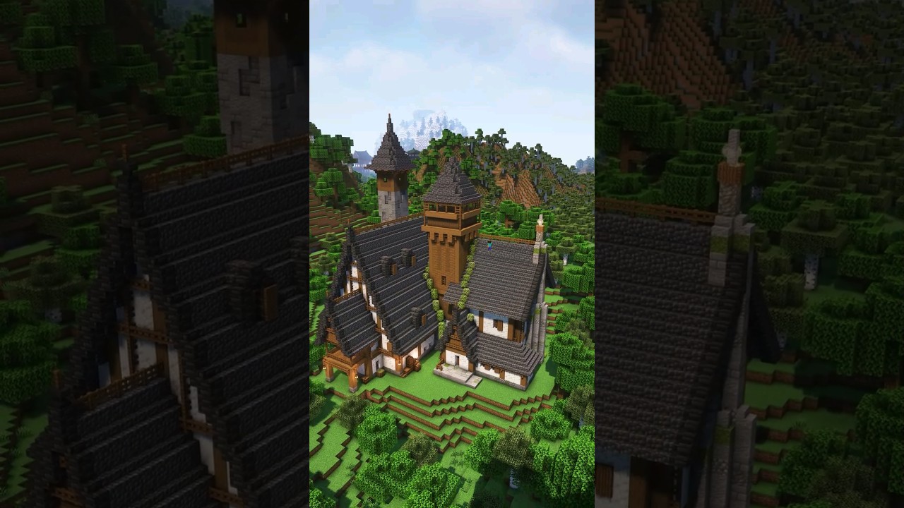 Medieval tavern in Minecraft