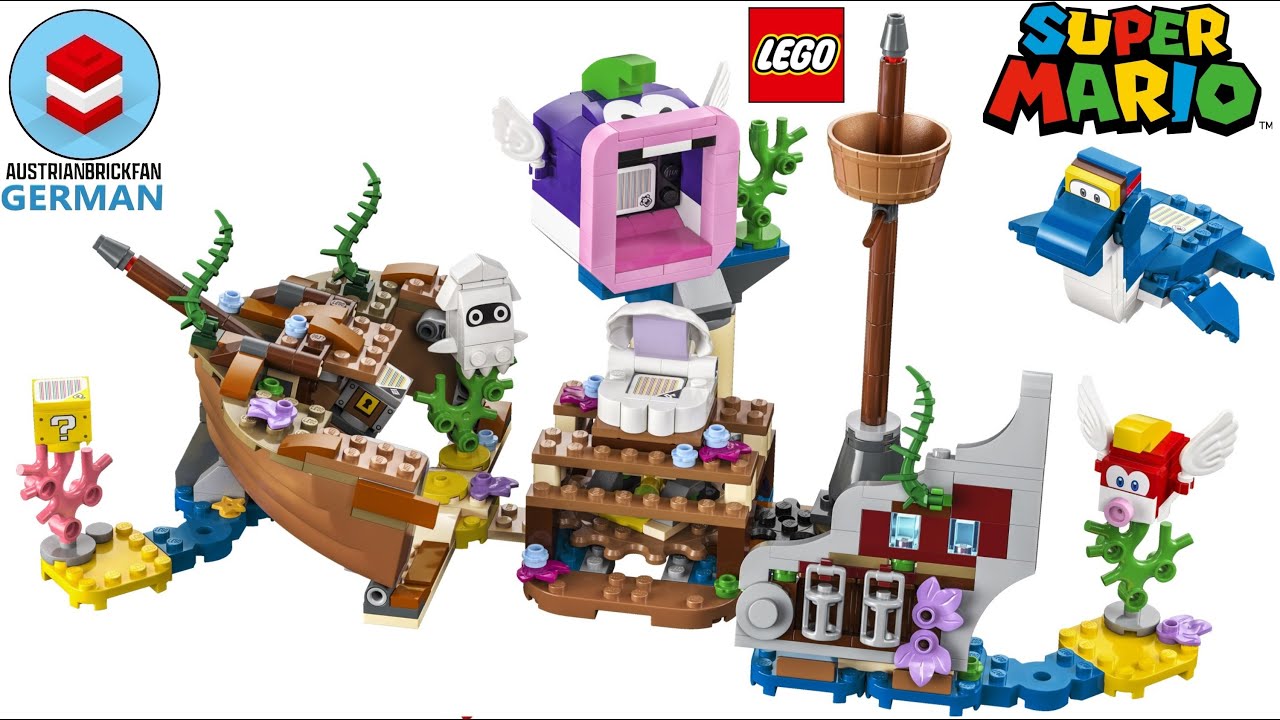 LEGO Super Mario 71432 Dorrie und das versunkene Schiff &ndash; Erweiterungsset &ndash; LEGO Speed Build Review