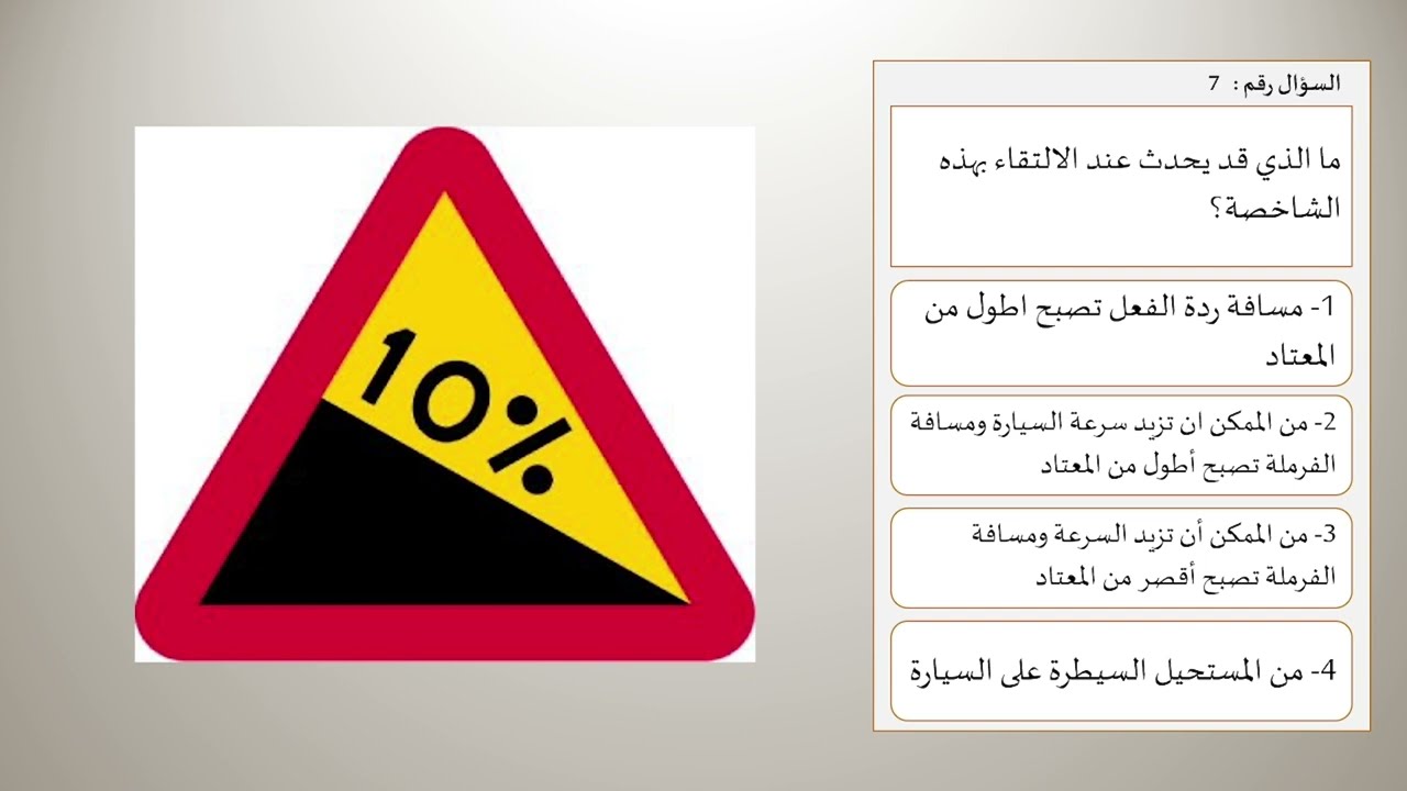 اللقاء ( 5 ) أسئلة اختبار النظري التيوري