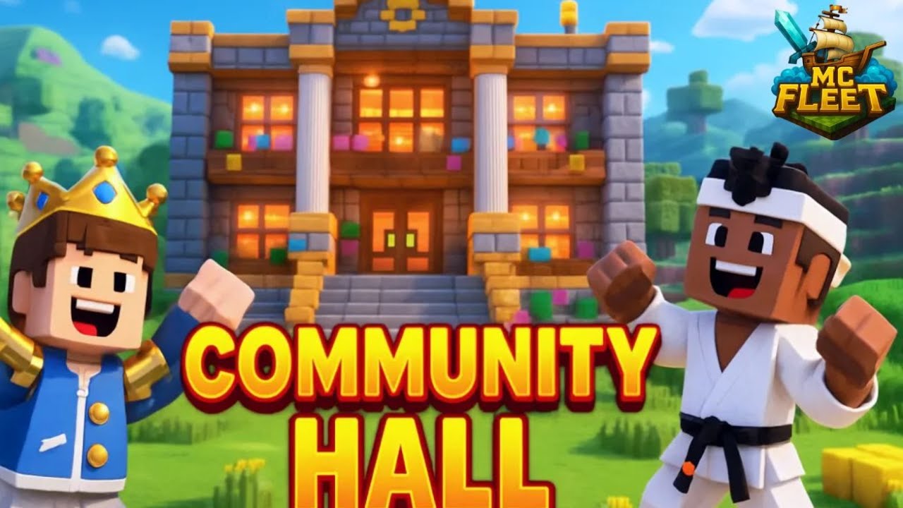 Building the Ultimate Community Hall in MCFLEET || MCFLEET